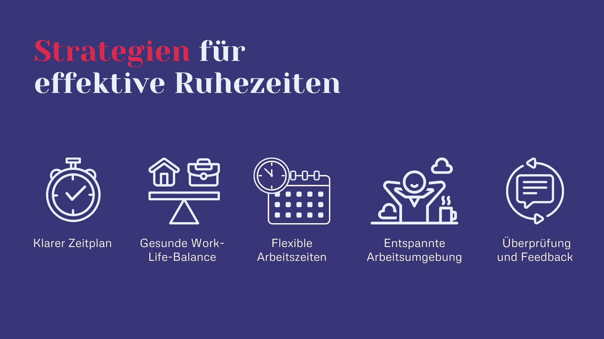 Ruhezeiten in der Schweiz So gestalten Sie die Arbeitszeit